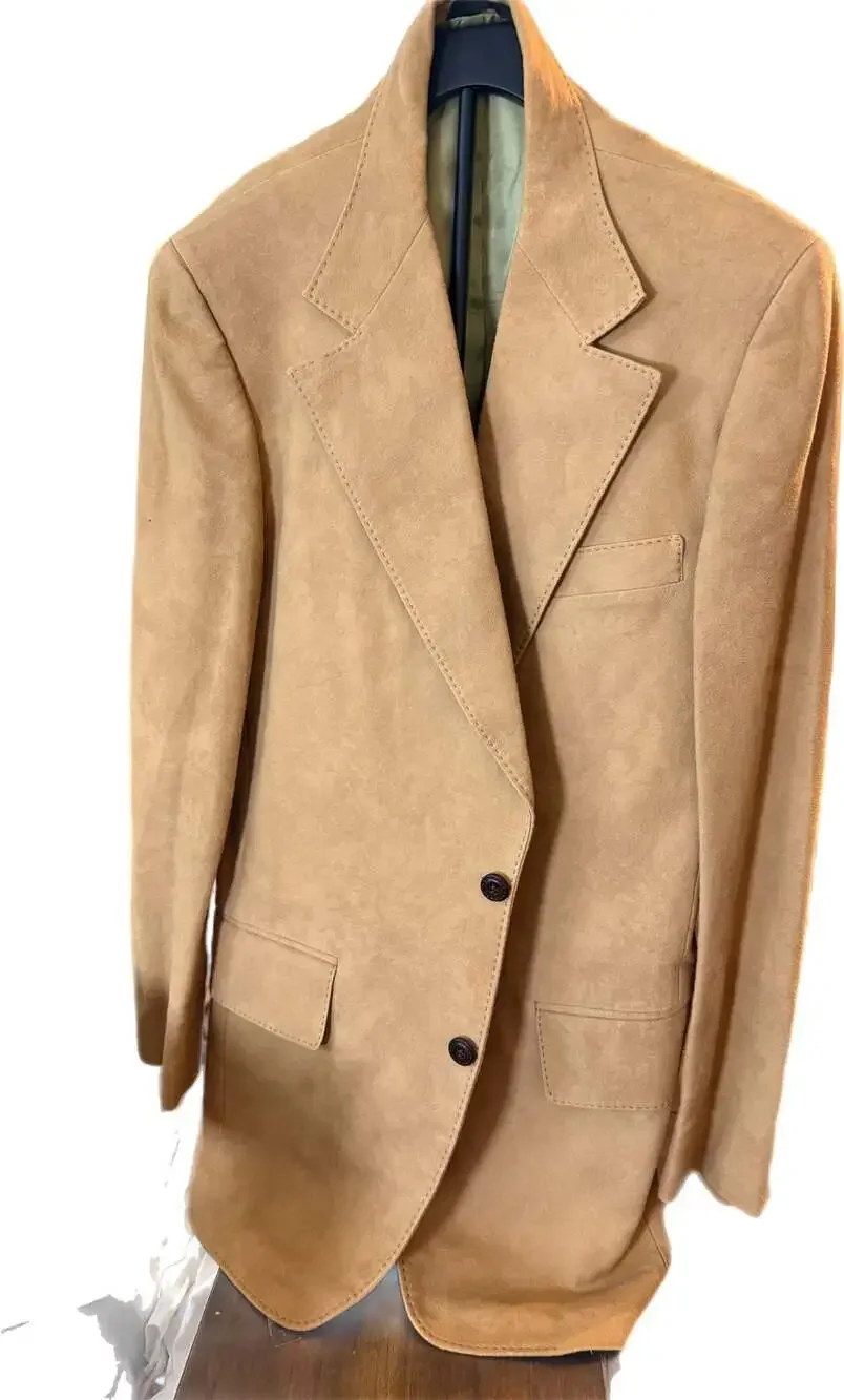 Michaels/Stern Vintage Tan Suede Western Style Sport Coat